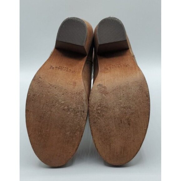 Corral Womens Brown Tan Distressed Leather Western Cowboy Ankle Boots Sz 7 - Picture 10 of 13